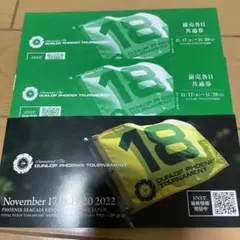 ダンロップフェニックス2022 各日共通券2枚