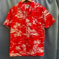 Made in Paradise アロハシャツ　古着　ハワイ　開襟　総柄