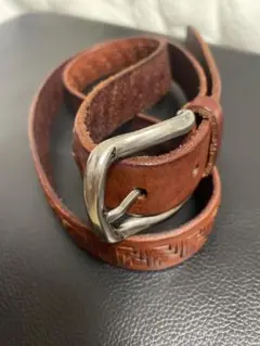 【未使用級】BRUNELLO CUCINELLI スエード　ベルト モニーレ 未使用級】BRUNELLO CUCINELLI スエード ベルト モニーレ Brown