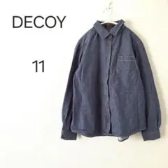 1203＊ダンガリーシャツ DECoy ダークブルー シャツ 11