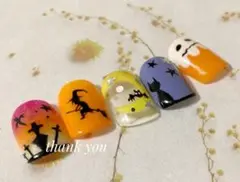 ネイルチップ ハロウィンネイルNO.1