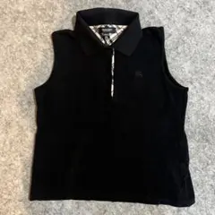 Burberry ノースリーブ ポロシャツ 日本製