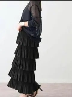 ☆ ジャーナルスタンダードレサージュ　ティアードプリーツスカート　36