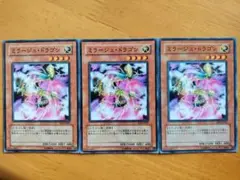 遊戯王 ミラージュ・ドラゴン ノーマル3枚セット美品