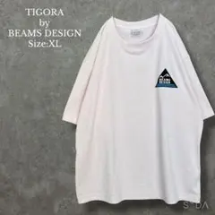 ティゴラ×ビームス【メンズXL】美品 ドライ天竺ロゴBIGTシャツ 大きいサイズ