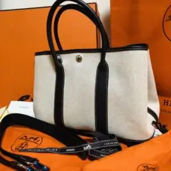 エルメス ガーデンパーティー tpm ショルダーストラップ ブラウン