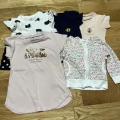 80サイズ　女の子【使用感あり】5枚セット