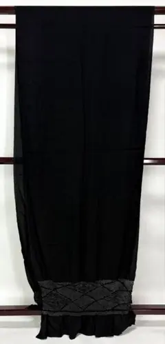 即買い可能　メンズ　兵児帯　黒　ポリエステル　360cm 中古 0717-1