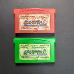【ソフト単品】ポケットモンスター　ファイアレッド・リーフグリーン　2点セット