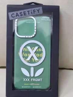 新品GOD SELECTION XXX fragment iPhone14pro GOD SELECTION XXX x fragment design x CASETiFY 10th Logo