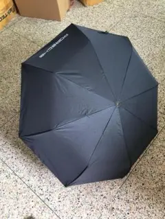 PORSCHE BLACK【傘】UMBRELLA 折り畳み傘 黒