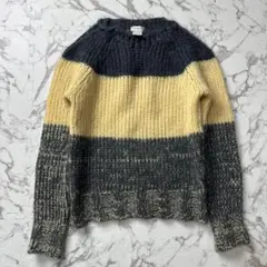 ドリスヴァンノッテン ライカ期 マルチカラー ボーダー モヘア ニット セーター