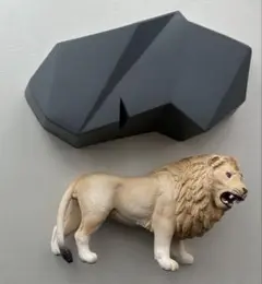 シュライヒ　岩ホワイトライオンセット　新品！