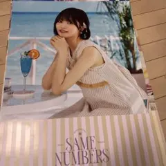 乃木坂46 中西アルノ Same numbers 特製ソロポスター