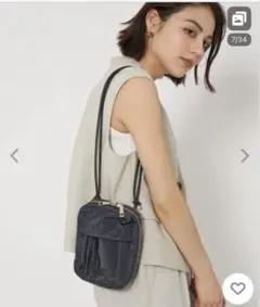 2WAY マルチ mini ショルダーバッグ ネイビー