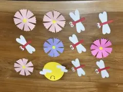 花とトンボの手作り教材