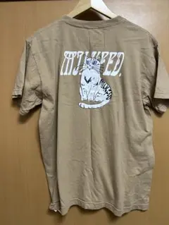 MILKFED. 猫イラスト Tシャツ ベージュ ONE SIZE
