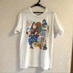 半袖　Tシャツ　古着　パロディ　マリオ　ニンテンドウ