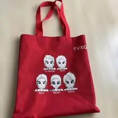TVXQ トートバッグ 赤