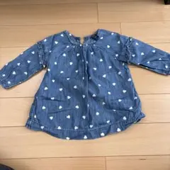 GAP デニム ハート柄 チュニック 12-18ヶ月