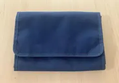 無印良品　母子手帳ケース大　ネイビー　24×17