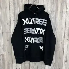 XLARGE エクストララージ 両面プリント スウェット パーカー L