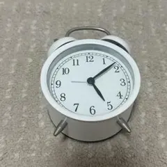 ホワイト アラーム時計