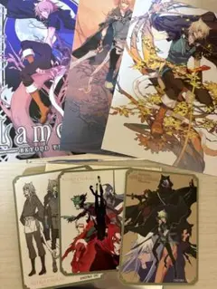 ニトロキラル キラメモ くじ Lamento ポストカード、ステッカー セット