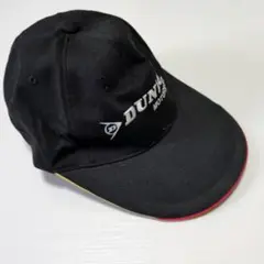 【非売品　希少】　DUNLOP ダンロップ　黒 キャップ 　シルバーロゴ入り