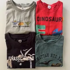 恐竜Tシャツ4枚セット