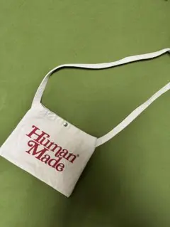 human made×GirlsDoN'TCry サコッシュホワイト×レッド human made×GirlsDoN´TCry サコッシュホワイト×レッド