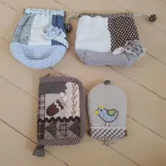 ハンドメイド　カードケース他４点セット
