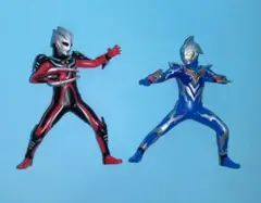 【HDウルトラマン】ネクサス・ジュネッスブルー＆ダークメフィスト／塩ビ人形