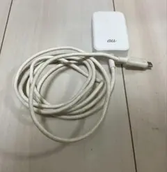 au 充電器 ホワイト 約1.5m