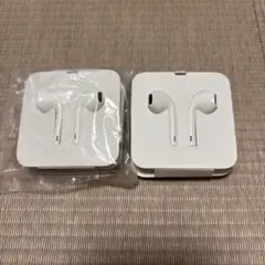iPhone 純正イヤフォン　　未使用品　２個セット