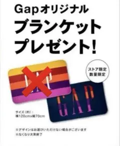 GAPオリジナルブランケット【新品未使用】ギャップ