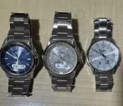 （極美品）CASIOソーラーウォッチ3本セット