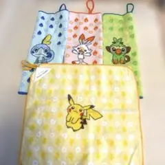 ミスタードーナツ　ポケモン　ハンドタオル4枚セット