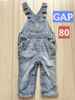 GAP gap オーバーオール　デニム　80