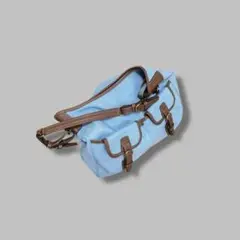 CONTRAST SHOULDER BAG 2942B レザー キャンバス