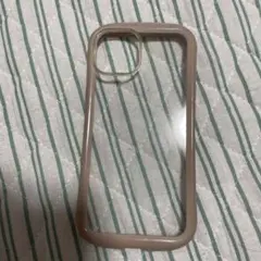 ベージュ バンパーフレーム iPhone用
