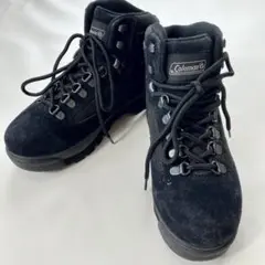 コールマン　トレッキングシューズ　登山靴　黒　スエード ハイカット　23cm