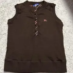 Burberry ブルーレーベル　ブラウン ベスト M