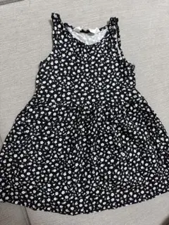 H&M 花柄ノースリーブワンピース 92cm