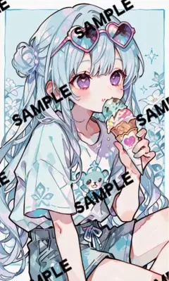 名刺サイズのイラスト ⚠︎全て一点物です