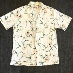 80s】PARADISE FOUND アロハシャツ 花柄 USA製　ハワイ