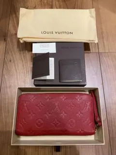 LOUIS VUITTON ラウンドジップ長財布アンプラントジッピーウォレット