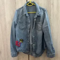 ジェニィ　やわらかデニムシャツ　130cm ほつれ有り