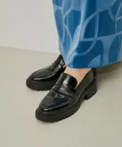 アダムエロペ　ウォータープルーフコインローファー
