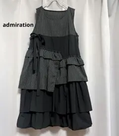 admiration ランダムフリルバルーンロングワンピース モード